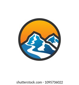 montain logo template