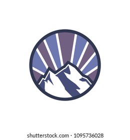 montain logo template