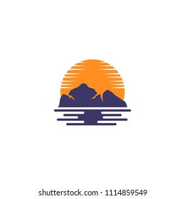 montain logo template