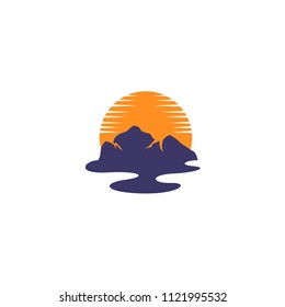 montain logo template