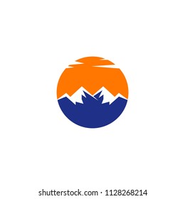 montain logo template