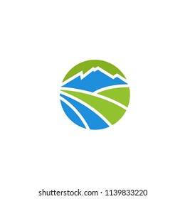 montain logo template