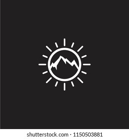 montain logo template