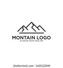 montain logo template free downlod