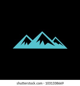 montains logo vector 