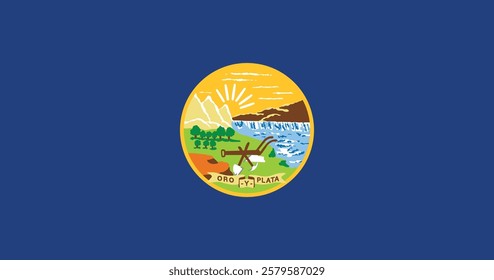 Montana (1905-1981) Flag Vector Illustration Premium Quality