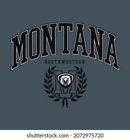 Montana lettering pattern vevtorel drawing desing made for t-shirt design.eps