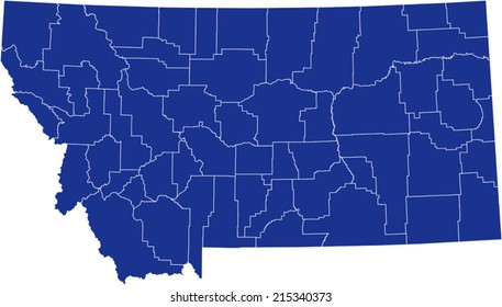 Montana  Map