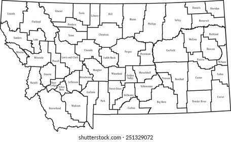 Montana Map