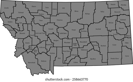 Montana map