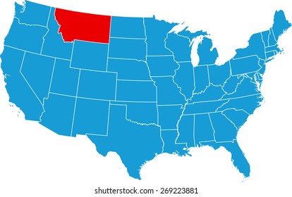 Montana map