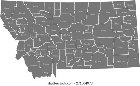 Montana map