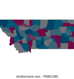 montana map country