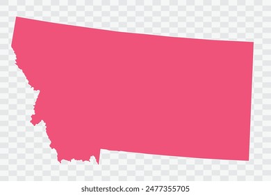 MONTANA Map punch Color Background quality files png