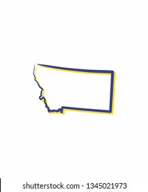 Montana Outline Logo Icon 001