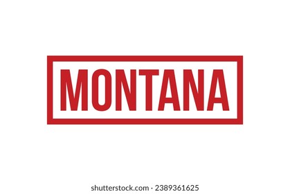 Montana Rubber Stamp Seal Vector