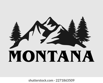 Estado de Montana con hermosas vistas 