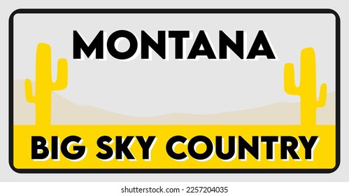 Montana State big sky country