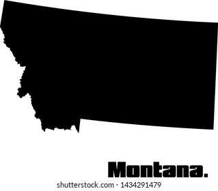 Montana state svg, Vector, USA