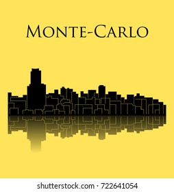 Monte Carlo, Monaco ( silhouette )