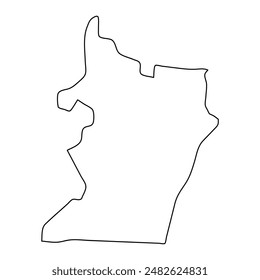 Montegiardino castelli map, administrative division of San Marino. Vector illustration.