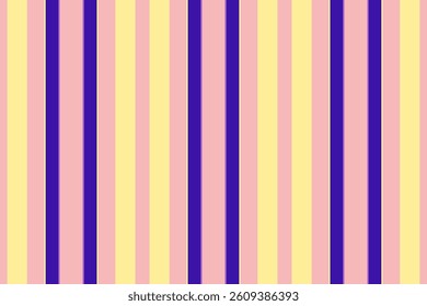 Montemporary seamless textile vector, aged fabric vertical stripe. Pedding texture lines pattern background in light and yellow colors palette.