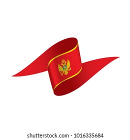 montenegro flag, vector illustration