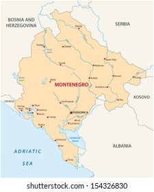 Montenegro Map