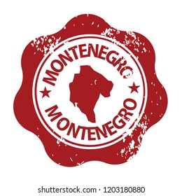 montenegro rubber stamp