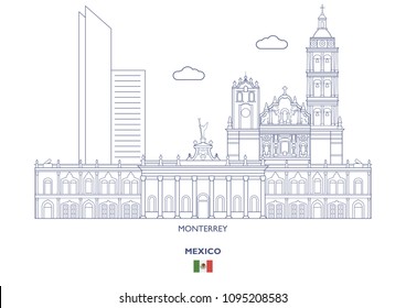 28 Old City Monterrey Stock Vectors, Images & Vector Art | Shutterstock