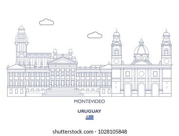 Montevideo Linear City Skyline, Uruguay