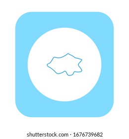 Montevideo region map, in Uruguay