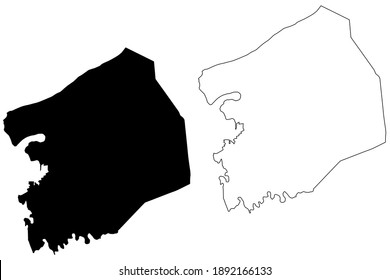 Montgomery County, Commonwealth Of Virginia (U.S. County, United States Of America, USA, U.S., US) Map Vector Illustration, Scribble Sketch Montgomery Map