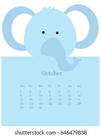 month calendar 2018
