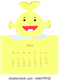month calendar 2018