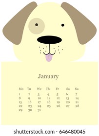 month calendar 2018