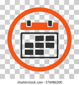 Month Calendar Rounded Icon Vector Bicolor Stock Vector (Royalty Free ...