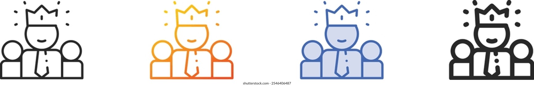 month icon.Thin Linear, Gradient, Blue Stroke and bold Style Design Isolated On White Background