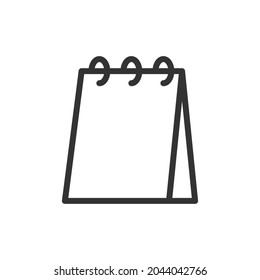 Month line icon. Web symbol for web and apps. Sign design in outline style. Month stroke object.