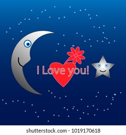 Month in love with a star