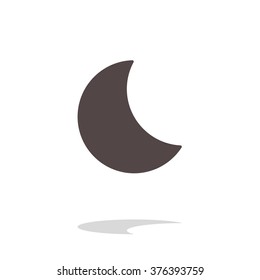 Month / Moon. Icons. Vector illustration.