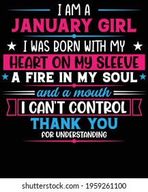 I am a month name girl I was born with my heart on my sleeve