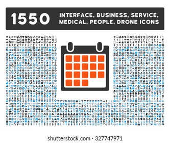 Month and other web interface, business tools, people poses, medical service vector icons. Style is flat symbols, bicolored, rounded angles, white background.