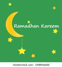 The month of Ramadan is in sight. Soon we will meet. Prepare your heart to draw closer to Him. Marhaban yaa Ramadhan. Wording Ramadhan Kareem. Inscription with star, half moon.
