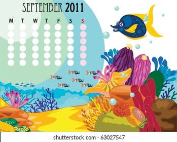 Month of the year calendar