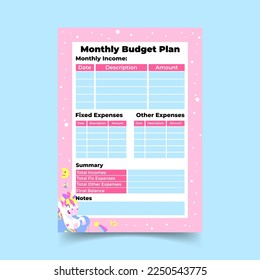 monthly budget plan template, monthly income plan