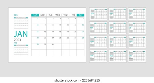 MONTHLY CALENDAR FOR 2023, TRIANGLE DESK CALENDAR