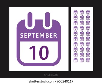 monthly calendar icon