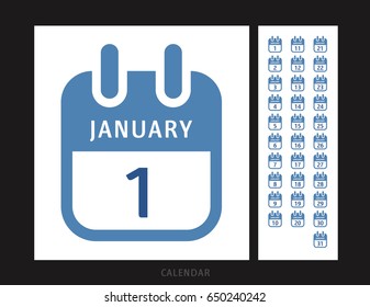 monthly calendar icon