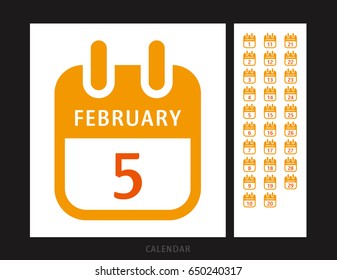 monthly calendar icon